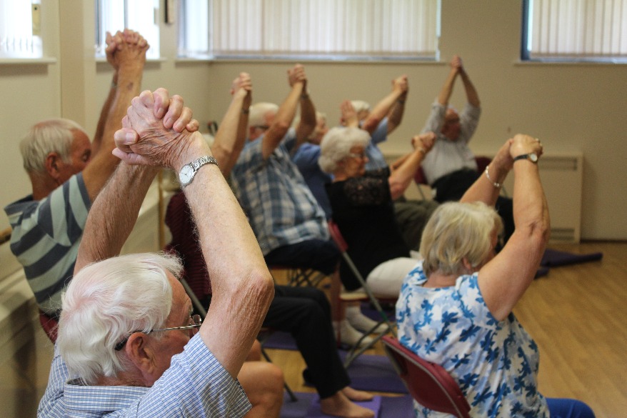 ‘Active Ostomates’ chair yoga reaches Hampshire