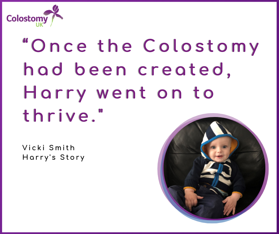 colostomy uk : babies with a stoma, harry's story