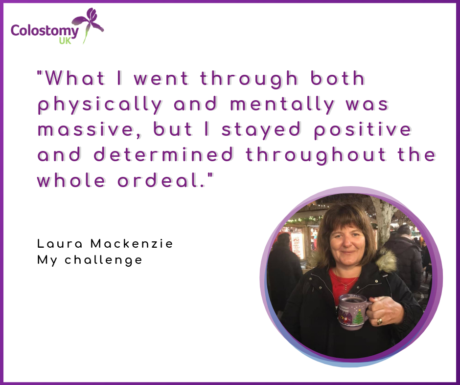 colostomy uk: laura's challenge