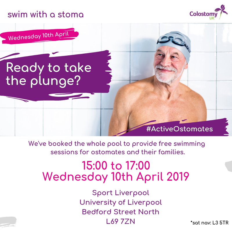 Swim with a stoma: free liverpool sessions