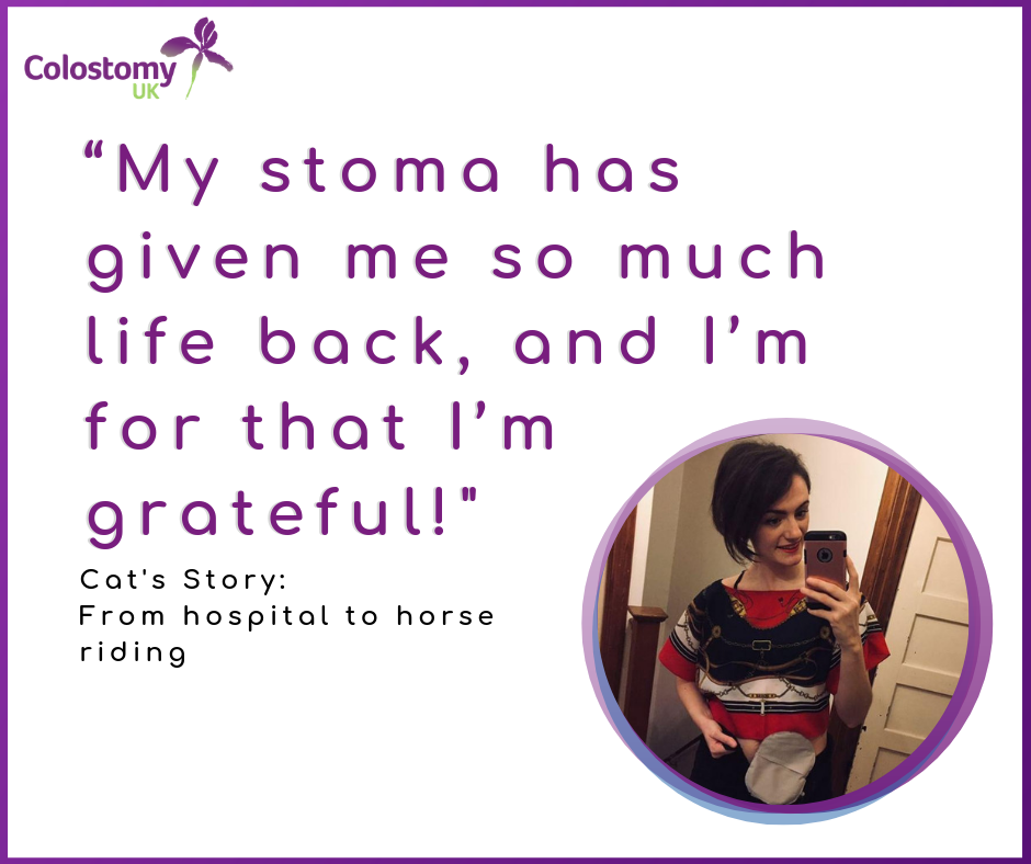 Colostomy UK : from hospital to horse riding