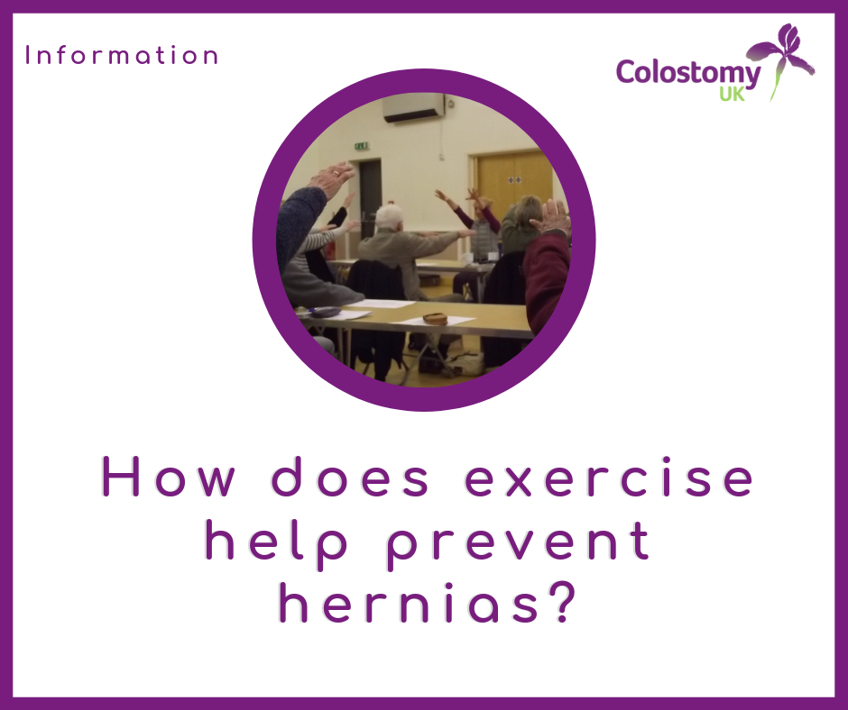 Colostomy UK:how does exercise prevent hernias