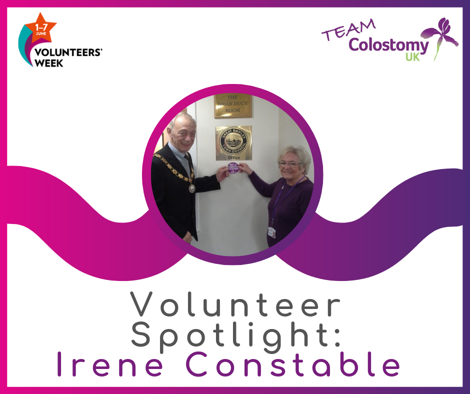 Colostomy UK: volunteers week Irene