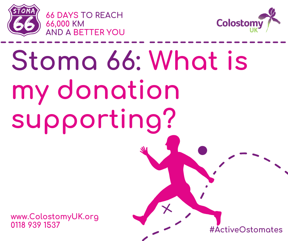 Colostomy UK what is my donation supporting