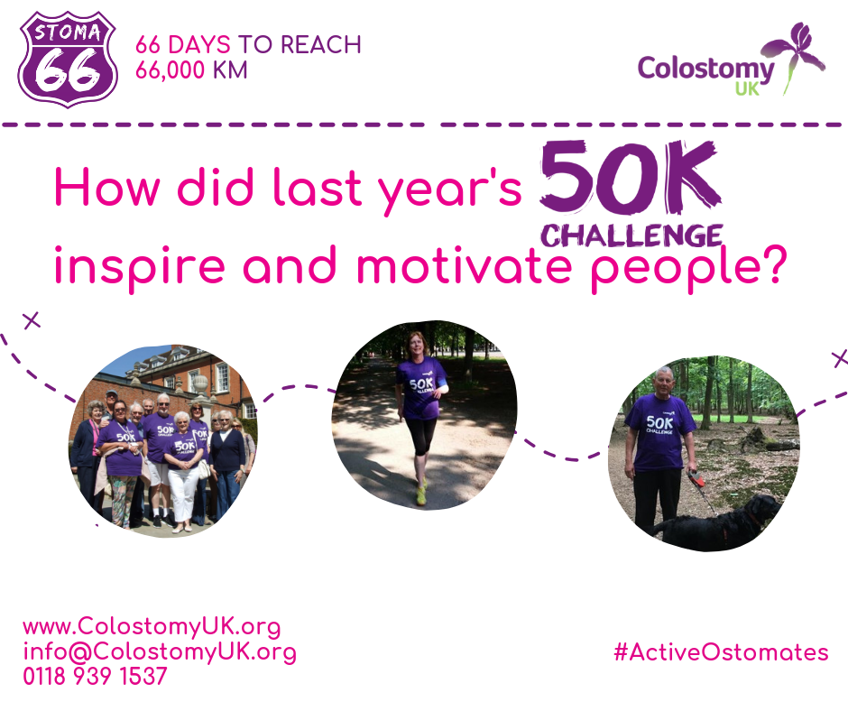 Colostomy UK 50k challenge feedback