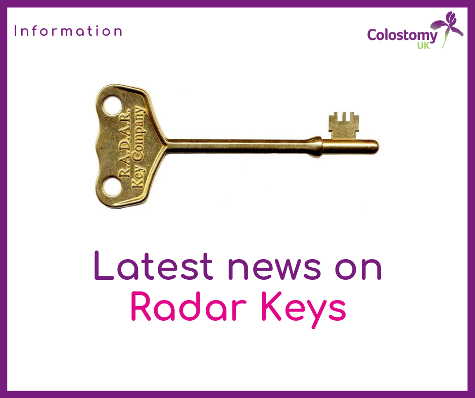 Colostomy UK: radar keys