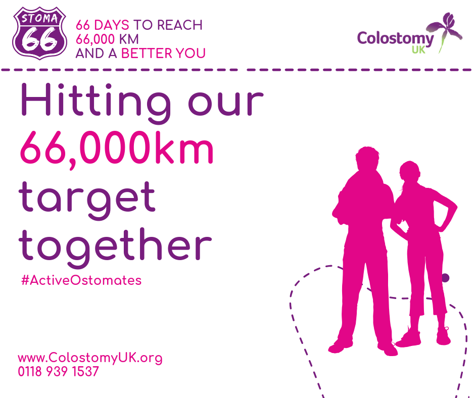 Colostomy UK hitting our 66000km target together