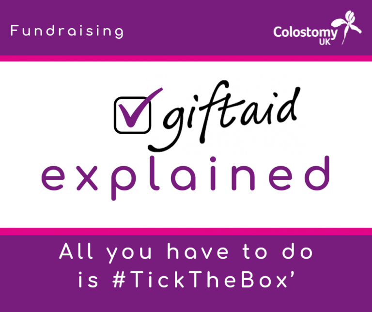 Gift Aid Explained Colostomy UK