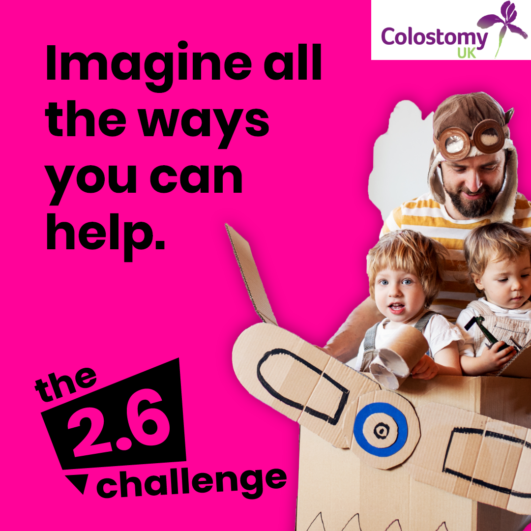 Join Colostomy UK in the 2.6 Challenge