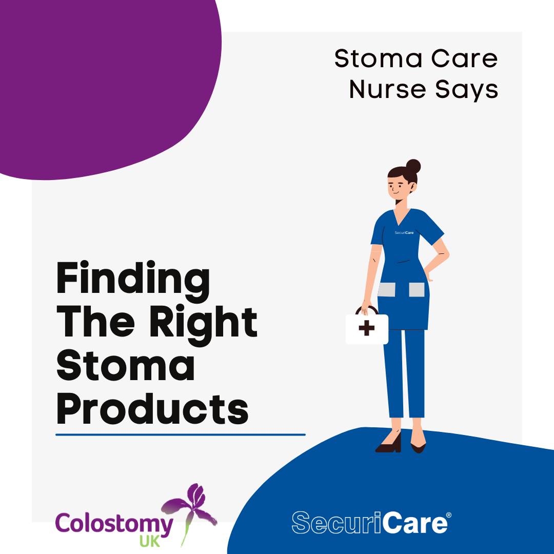 Finding The Right Stoma Products Graphic
