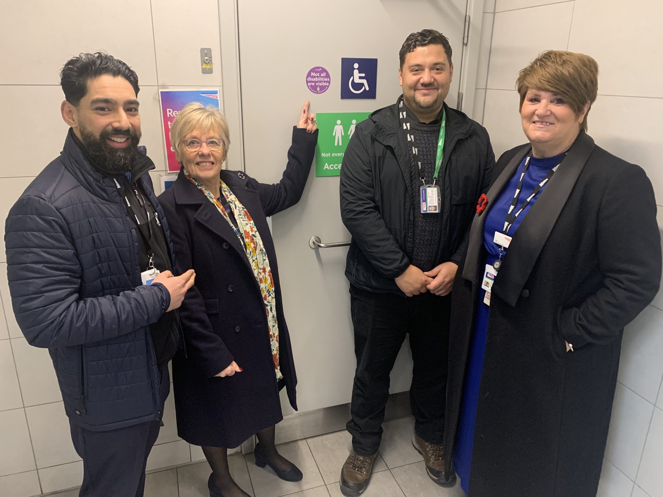 Leeds Railway Station joins Stoma Friendly campaign Colostomy UK