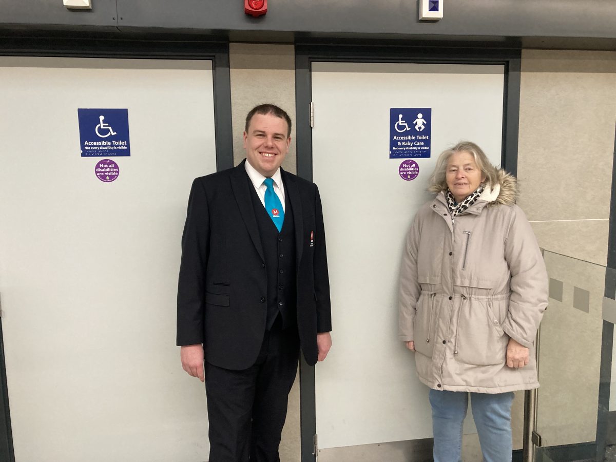 West Yorkshire bus stations get on board Stoma Friendly Toilets campaign.
