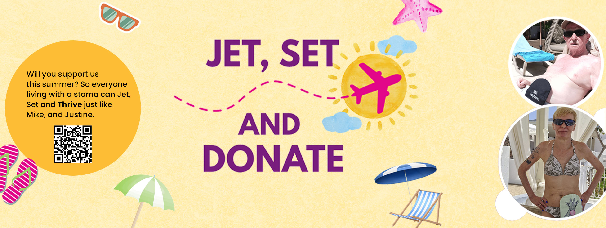 Jet set and donate