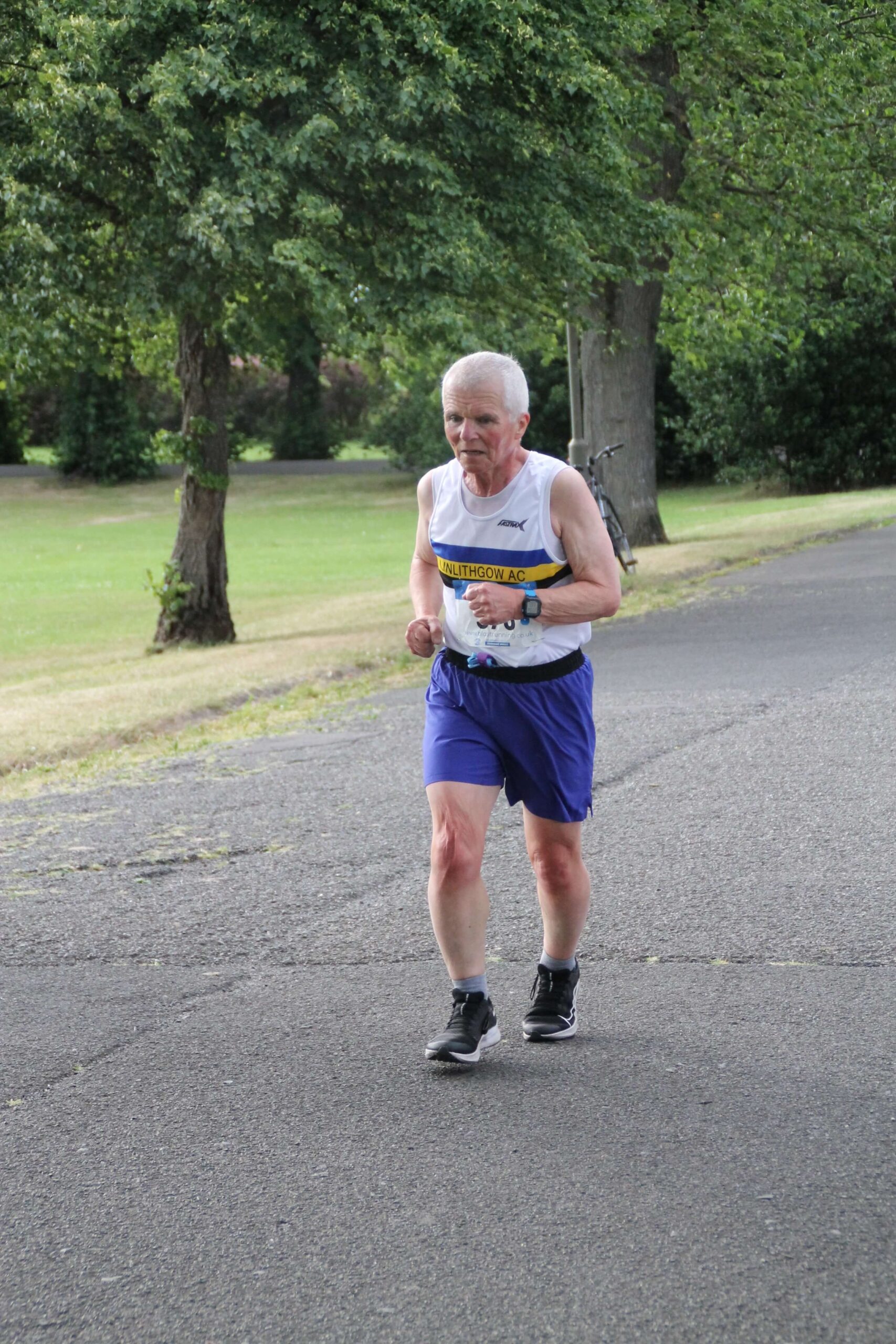 Active April participant outdoors