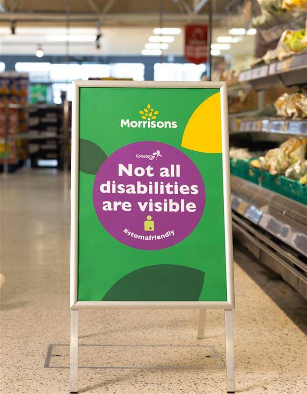 Colostomy UK and morrisons becomes first supermarket to introduce stoma-friendly toilets in all stores
