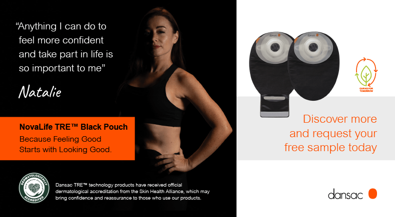 The NovaLife TRE™ Black pouch allows ostomates to embrace their personal style while feeling secure and confident.